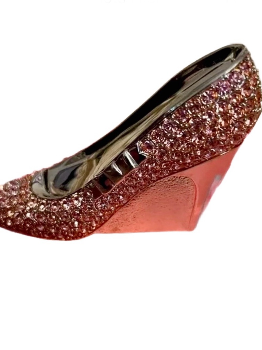 Estée Lauder • Pink/ Silver • High Heel • Pleasure • Diamond Stones • Figurine